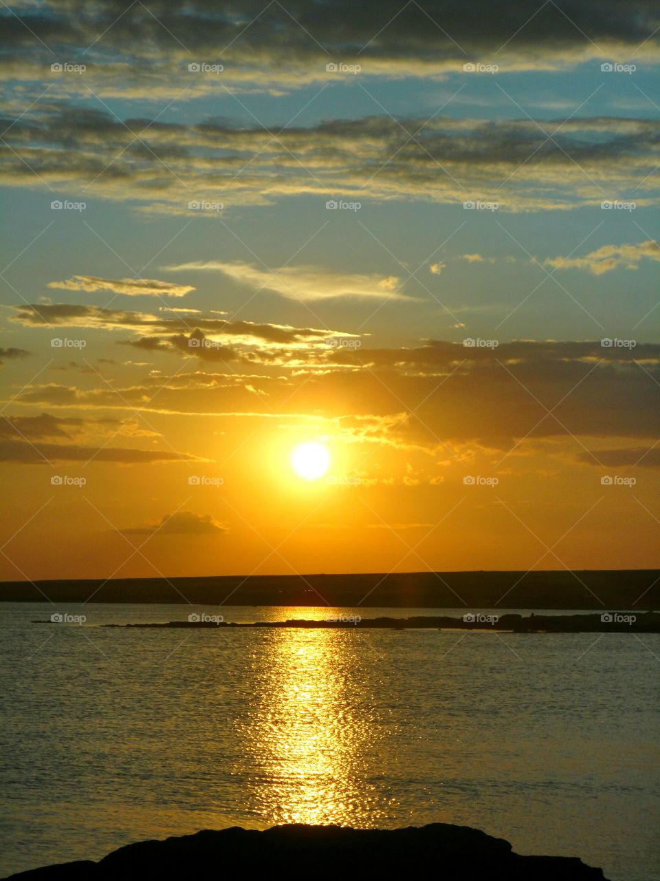 Sunset, Water, Dawn, Sun, Beach