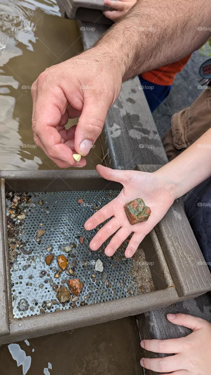 panning for gems