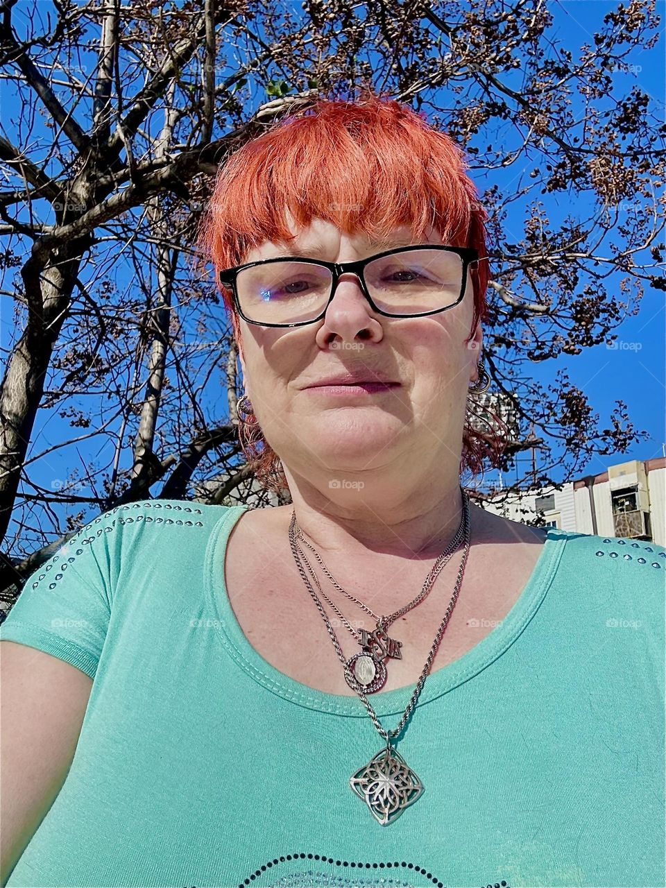 This is me, “Petra Schiller” a.k.a. “Maxine Firefox” a.k.a. “Maximiliane Feuerfuchs” standing outside aboard “Salvation”, the “28 ft 1969 Luhrs” cabin cruiser at “Newtown Creek” in LIC, Queens on a bright sunny day in May 2024. Hypnotic Productions