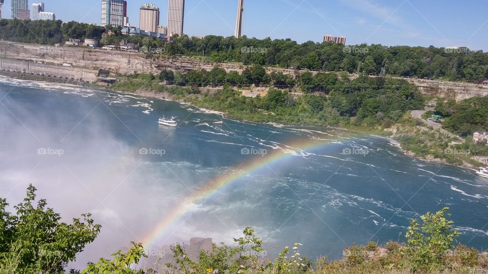 Rainbow Over Niagara Falls