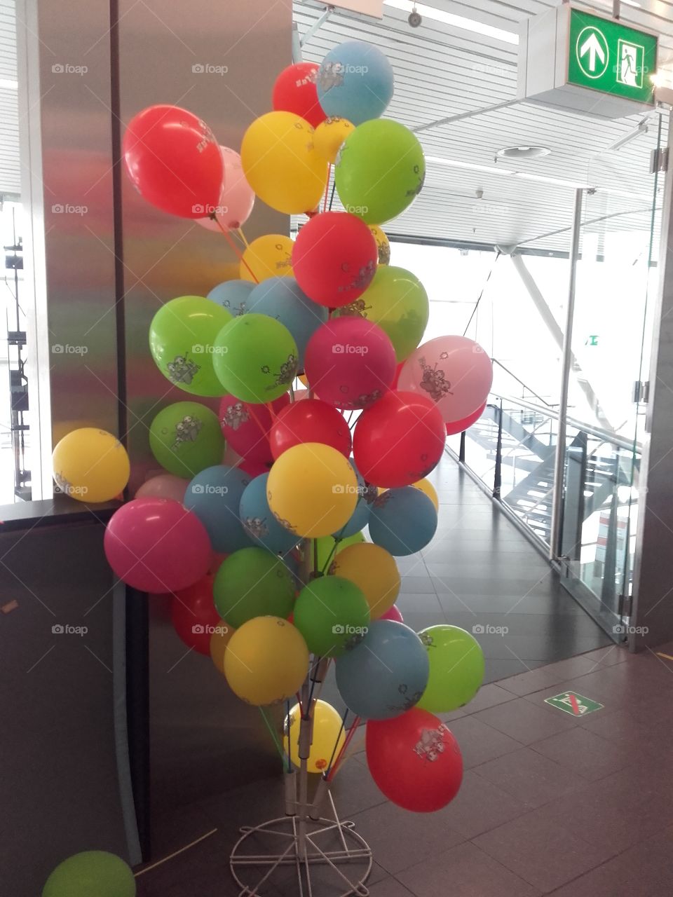 Happy Balloons hanging