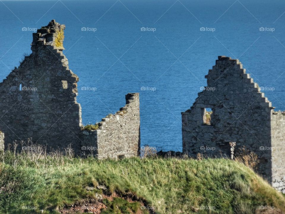 Old castle ruins Scotland