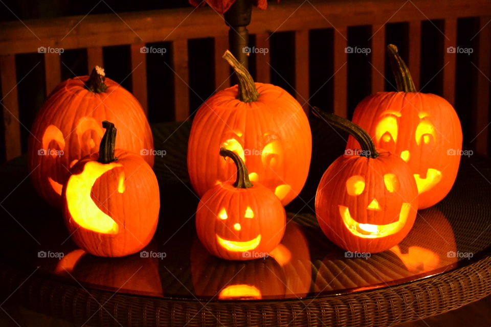   Carved pumpkin