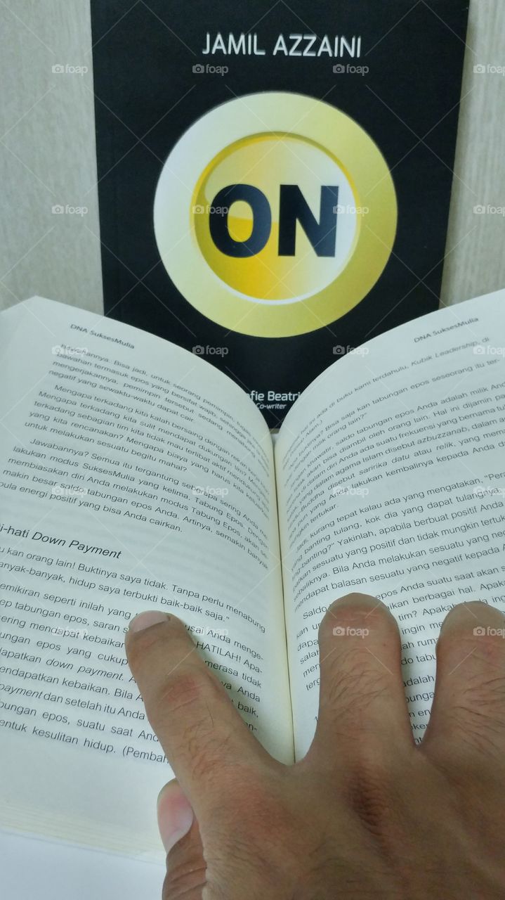 my book to the reading