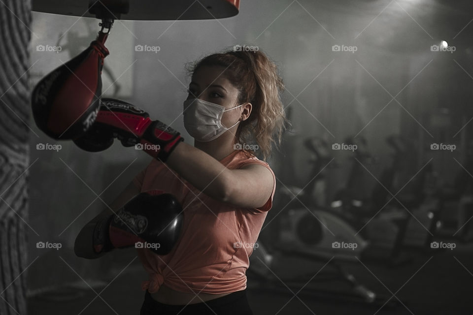 Exercise with mask