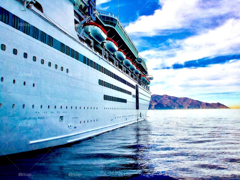 My vacation cruise ship 🚢. 