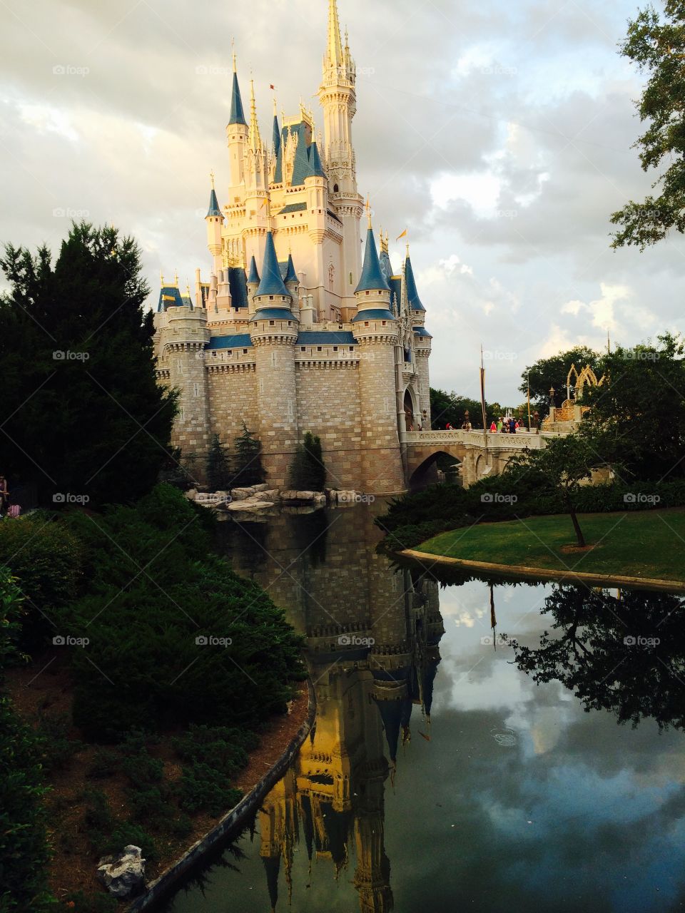 Cinderella's Castle . Cinderella's Castle in Walt Disney World, Orlando Florida. Taken in the mid-afternoon. 