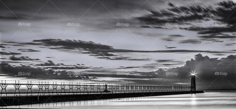 A "Fall Shining" at dusk.