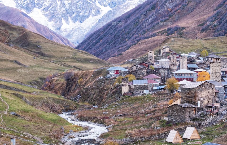 Lovely Village in beautiful Valley 