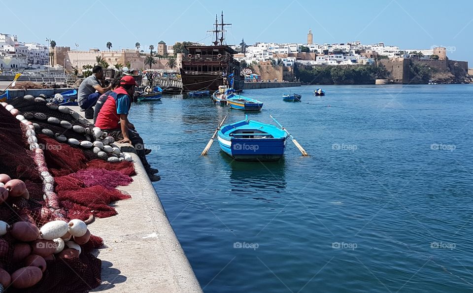 Rabat city boats boat view of the world city