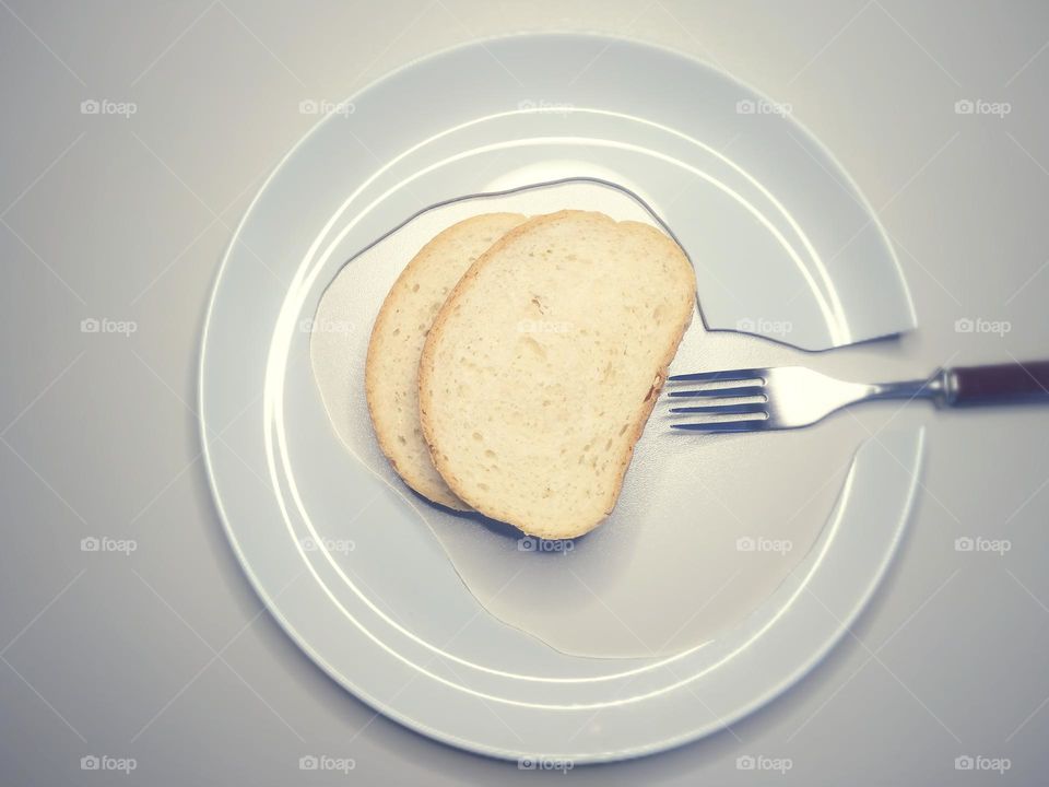 bread and fork