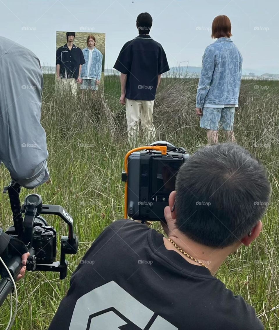 Hold camera while recording 