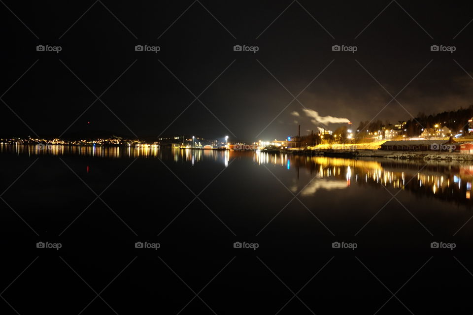 Water, Sunset, Reflection, Bridge, City