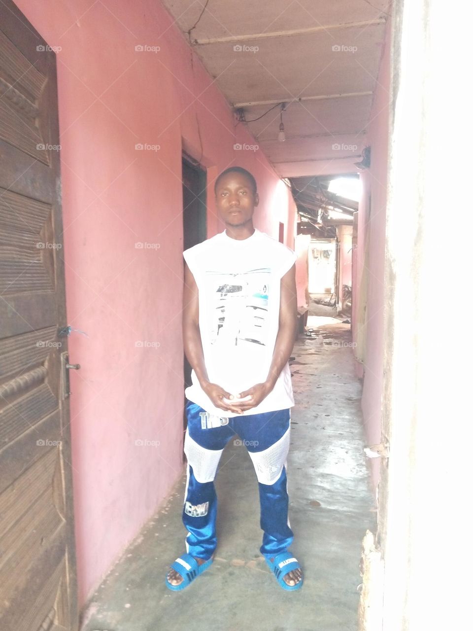 my real face with a beautiful background