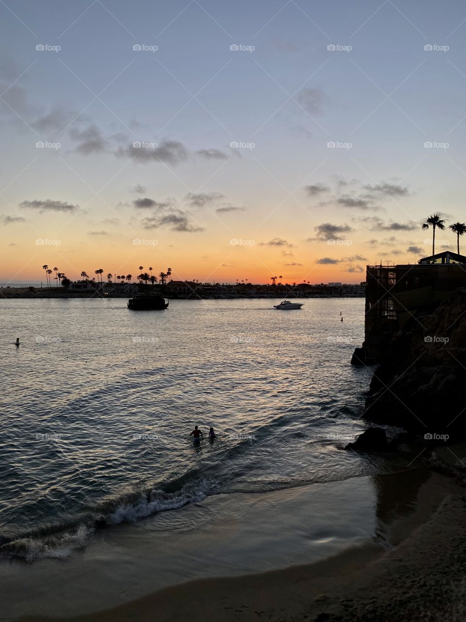 Sunset at Pirates Cove Beach  