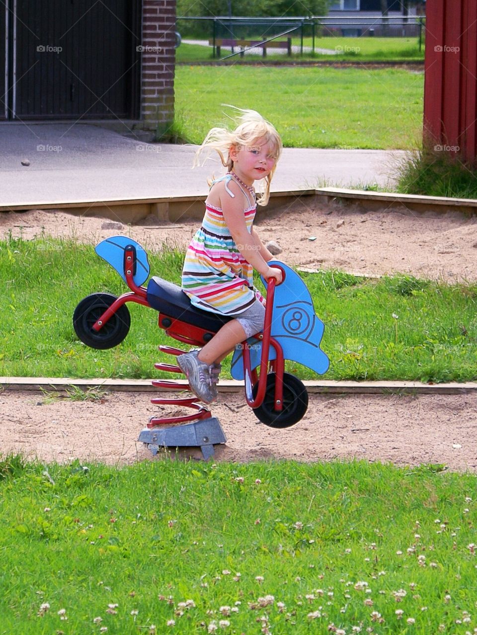 Girl at the playground