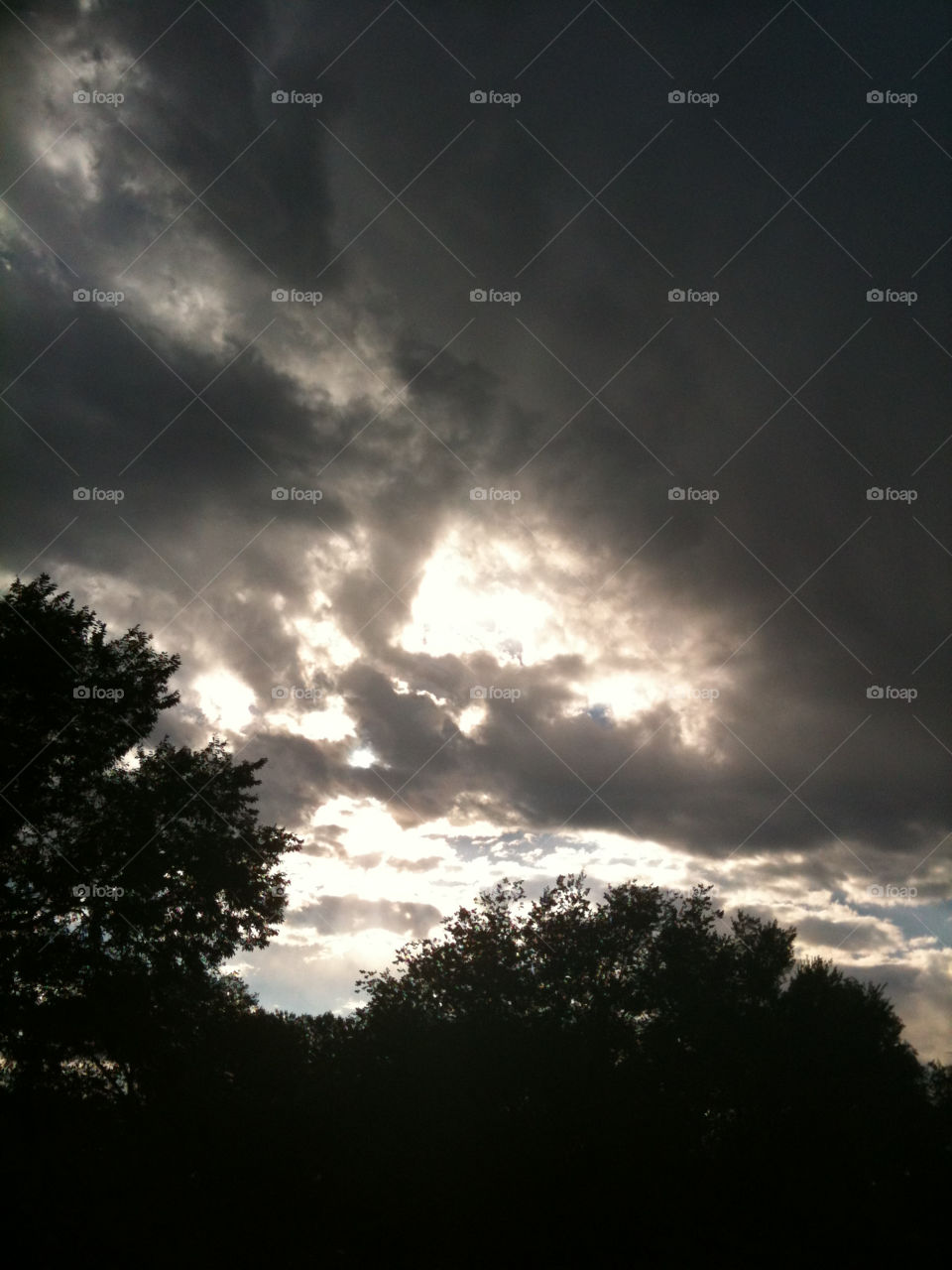 sky dark morning clouds by melody