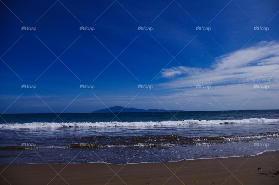 blue sky and beach