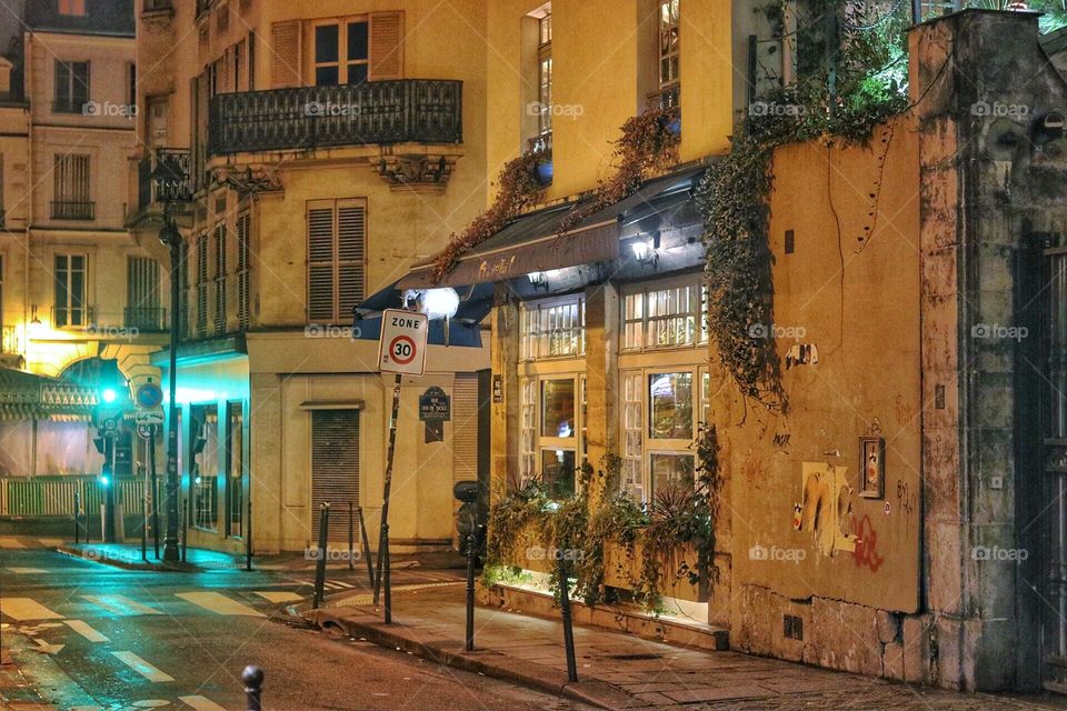 Paris nighttime 