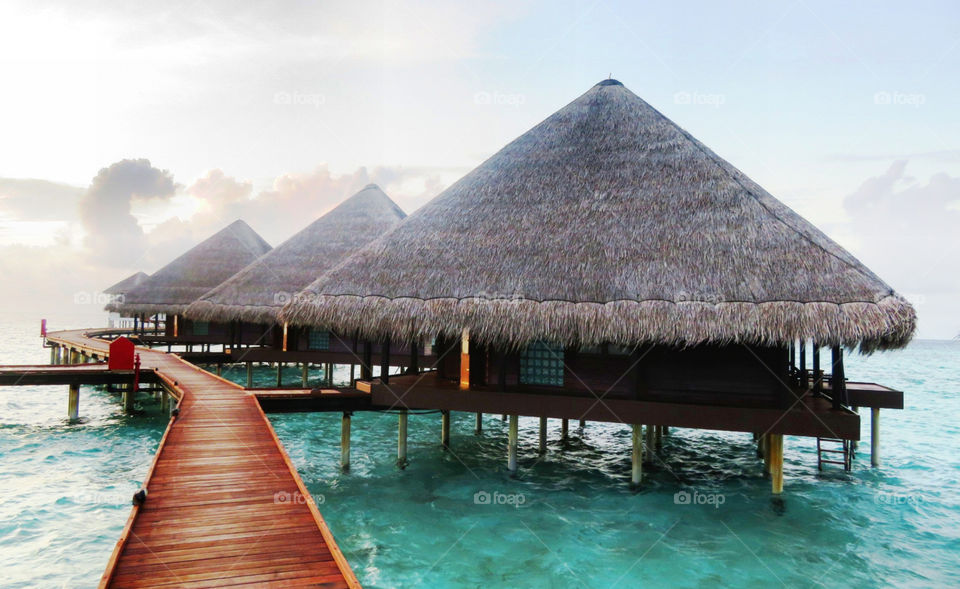 Overwater bungalow