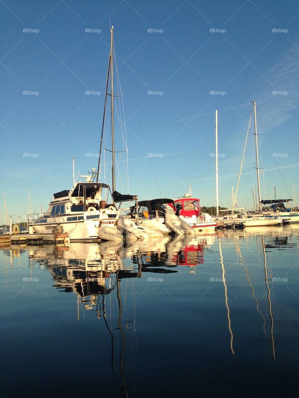 Sailboats in Harborplace