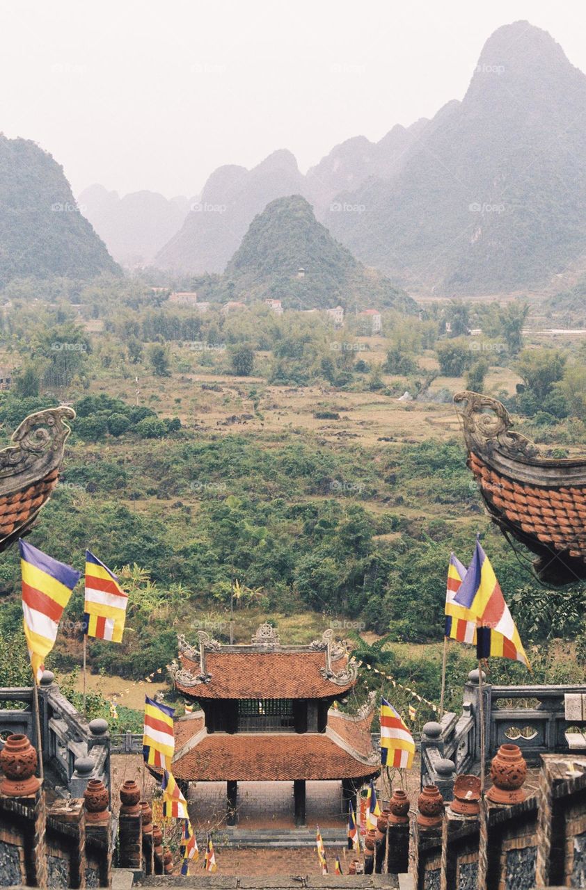 Beautiful view from the Temple 