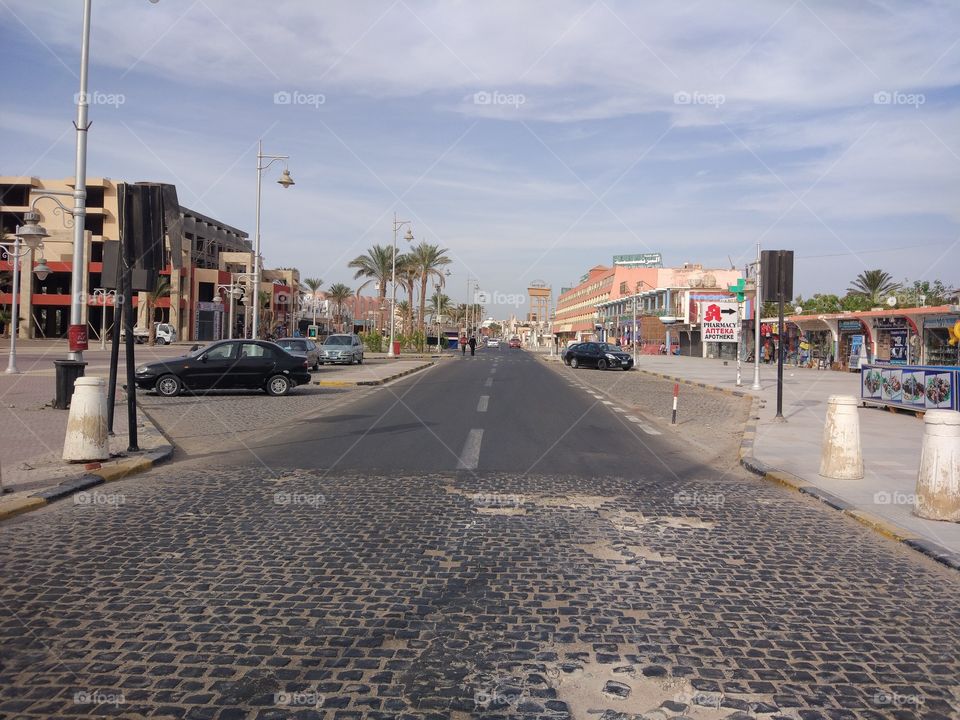 Hurghada street.