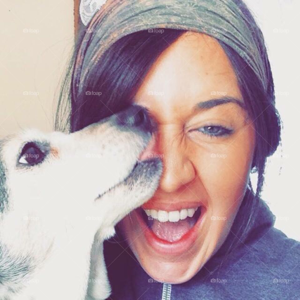 Kisses from my doggie 