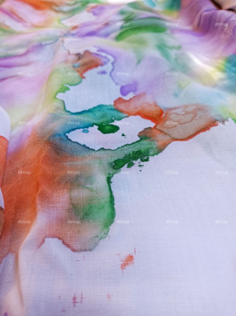 watercolor fabric
