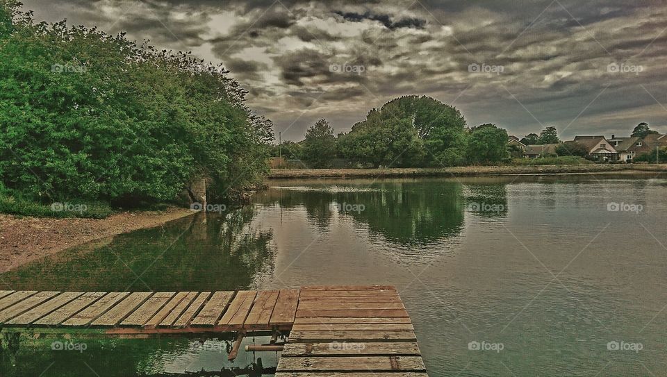 pier my the lake. Gosport