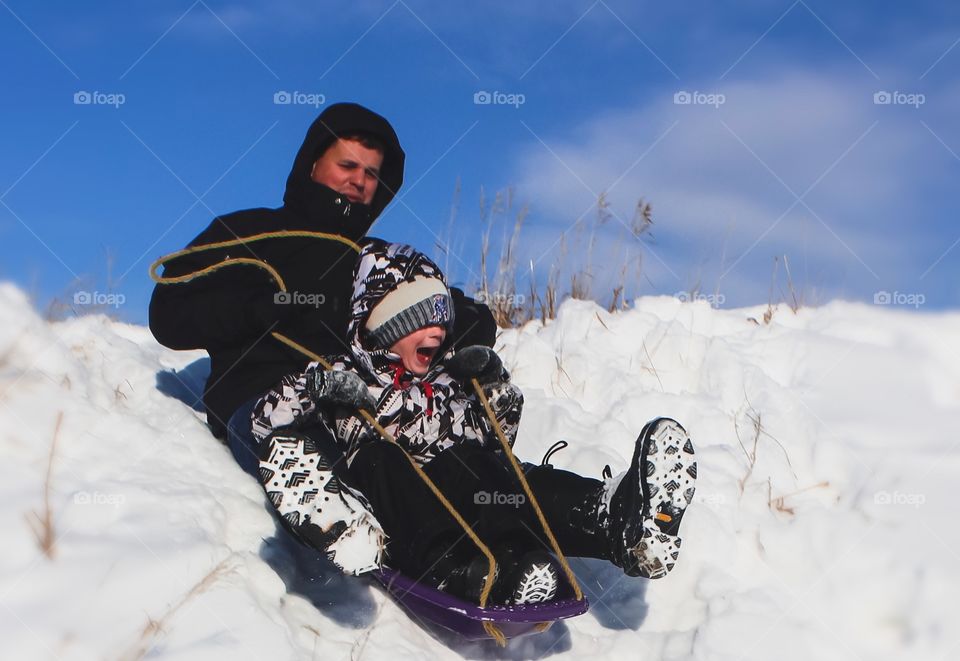 The anticipation of the slide! 