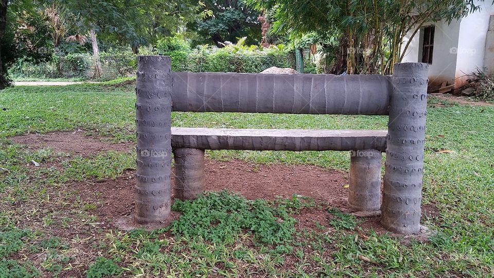 cement  bench