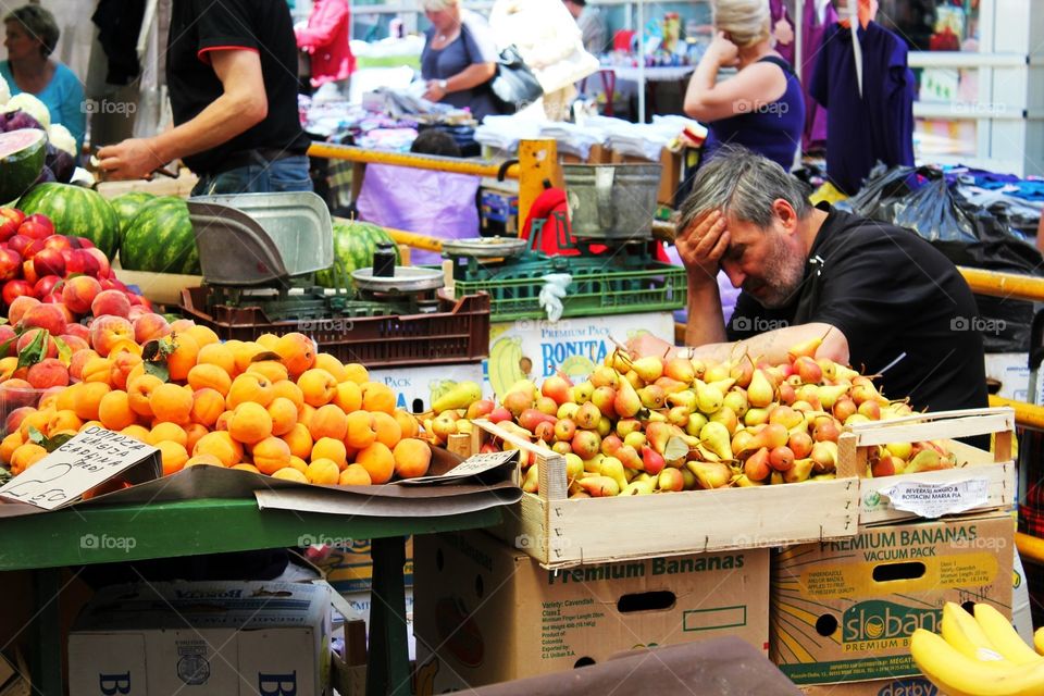 Farmers Market in Sarajevo 