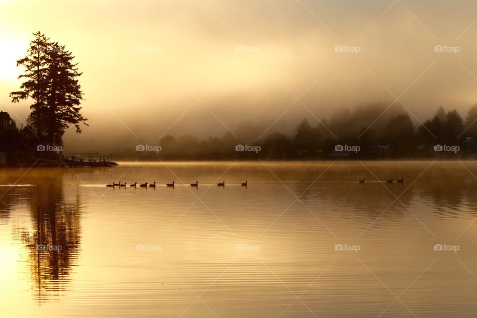 Sunrise at Devils Lake, Oregon 