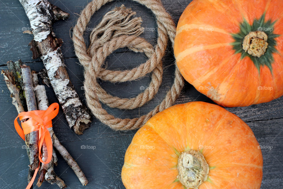 Pumpkin, vegetable, orange