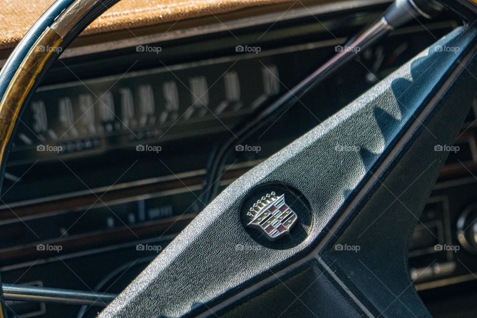 Vintage Cadillac Interior