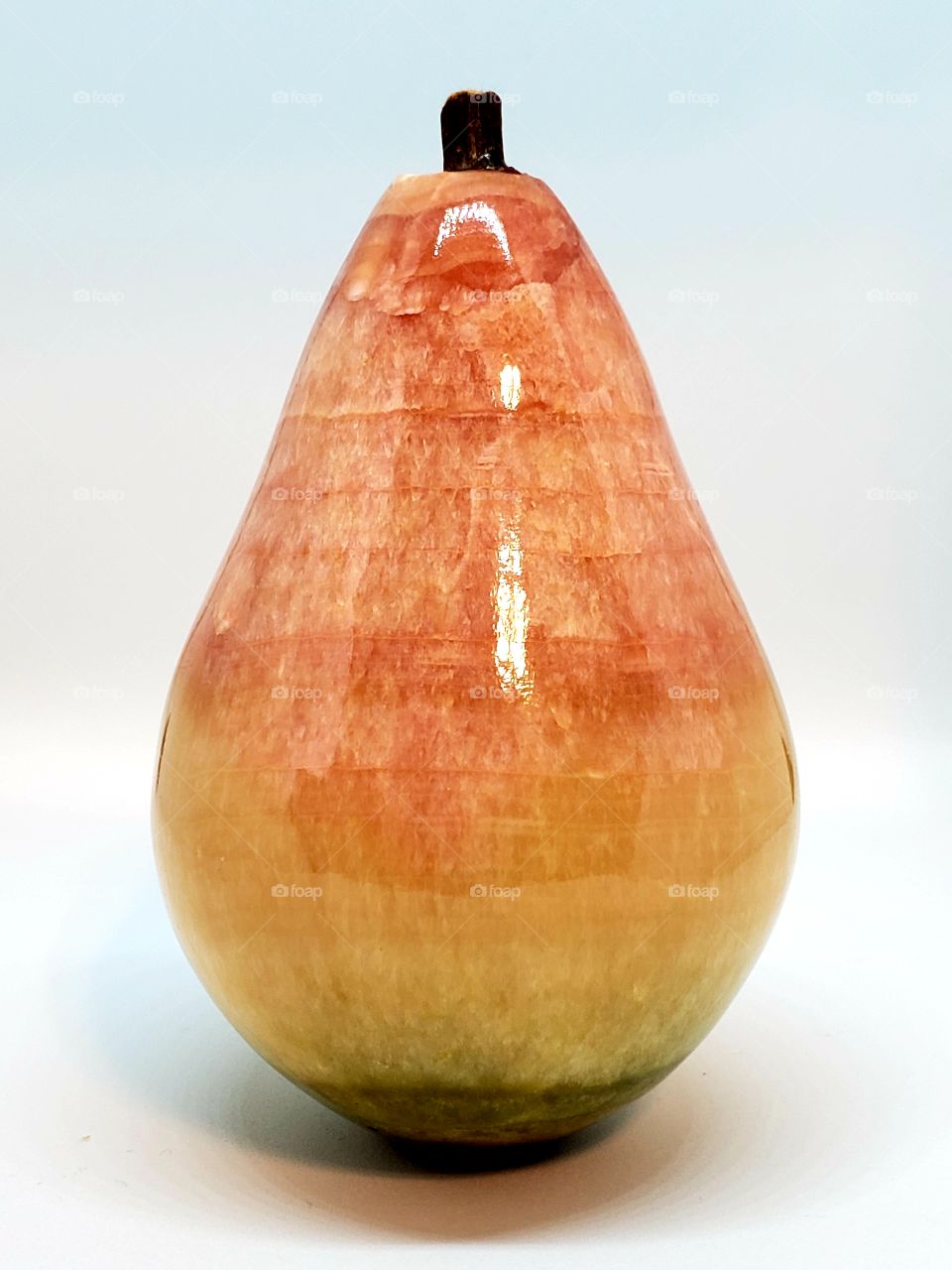 Stone Pear with muted and blended colors.