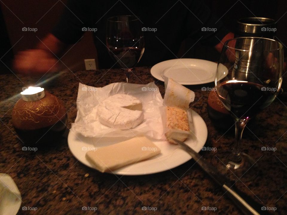 Cheese and wine 