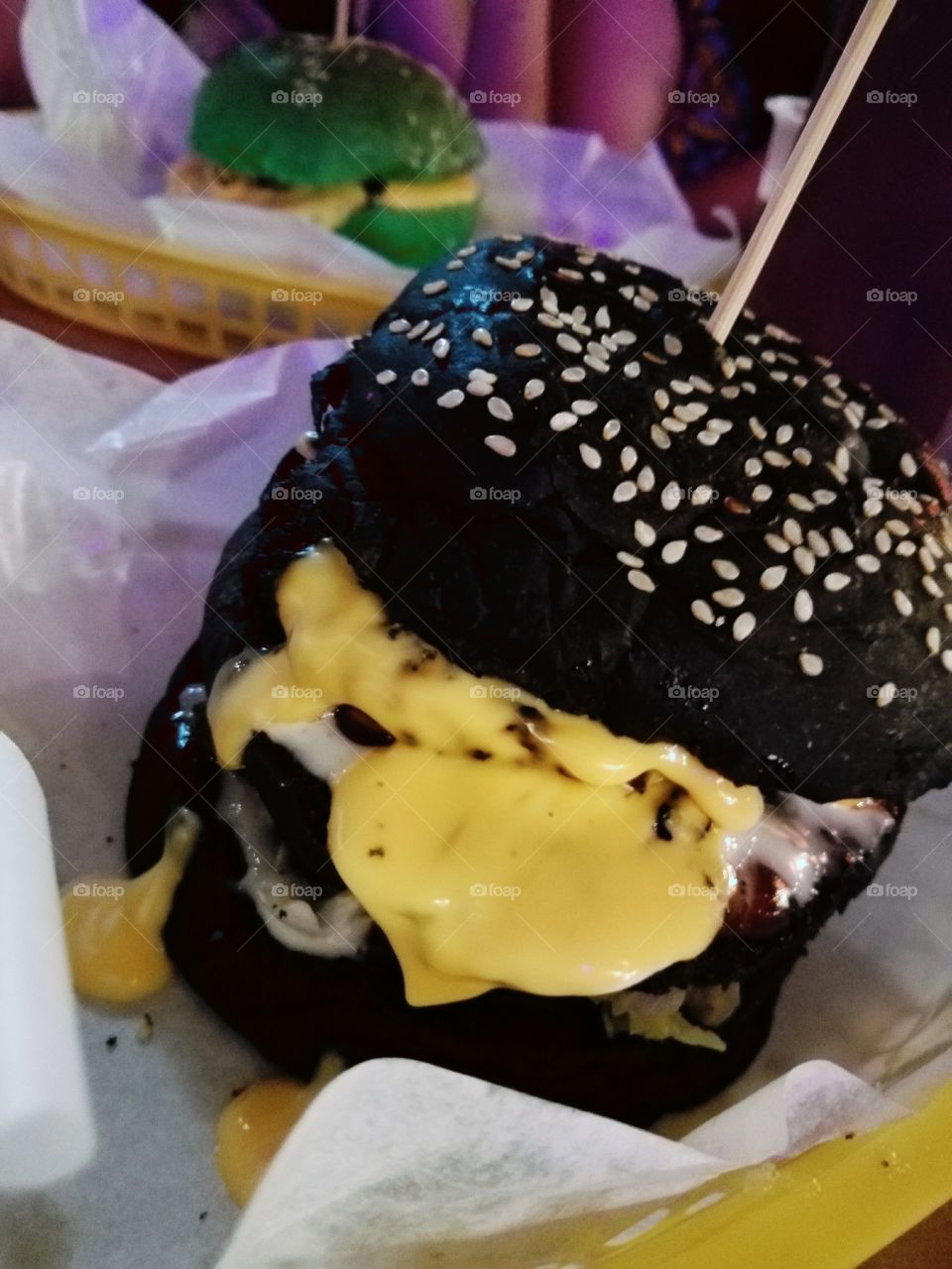 Unique burger to satisfy my craving.