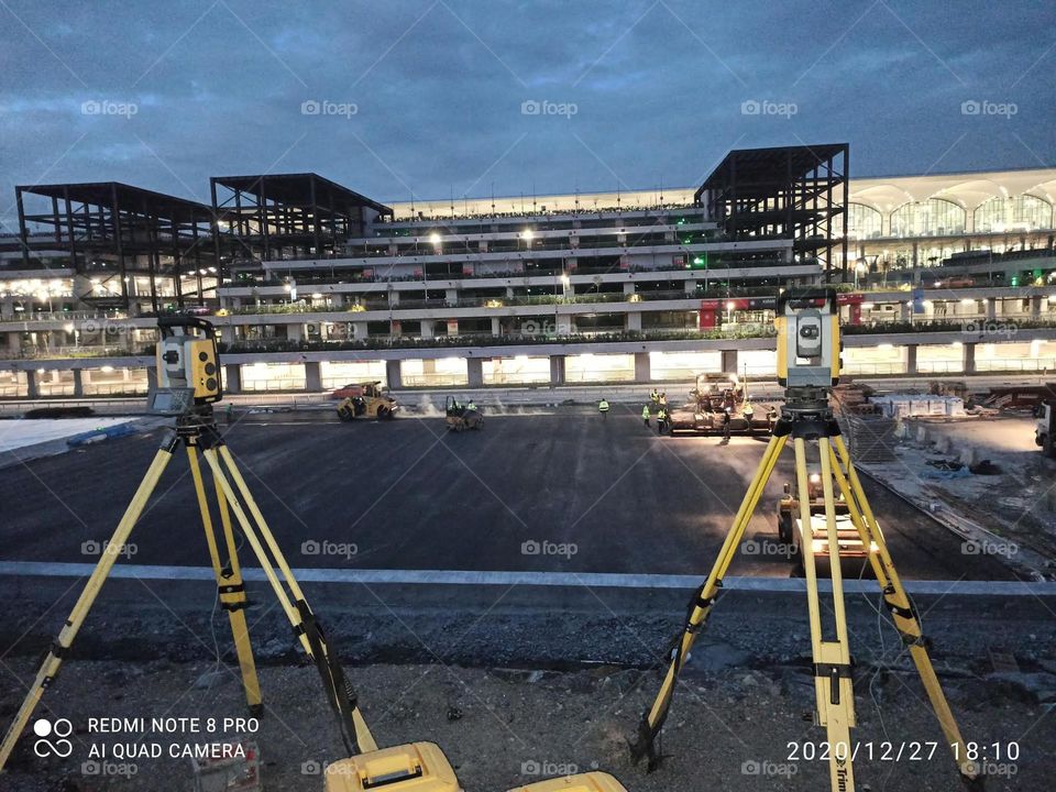 trimble asphalt paving works