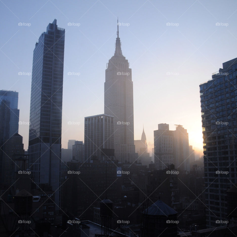 sky newyork skyline skyskrape by cstalfors