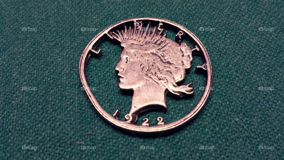 1922 Peace Dollar. Coin