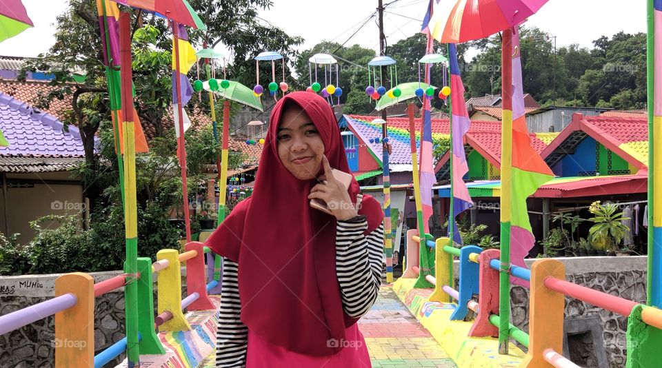 Rainbow village in Semarang