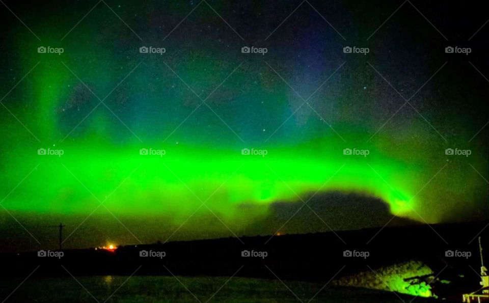 Northern lights taken in North Dakota