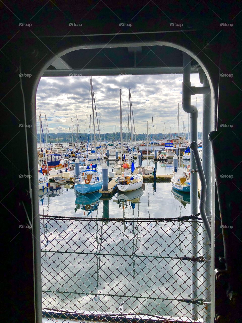Porthole Door Navy Battleship Harbor Marina
