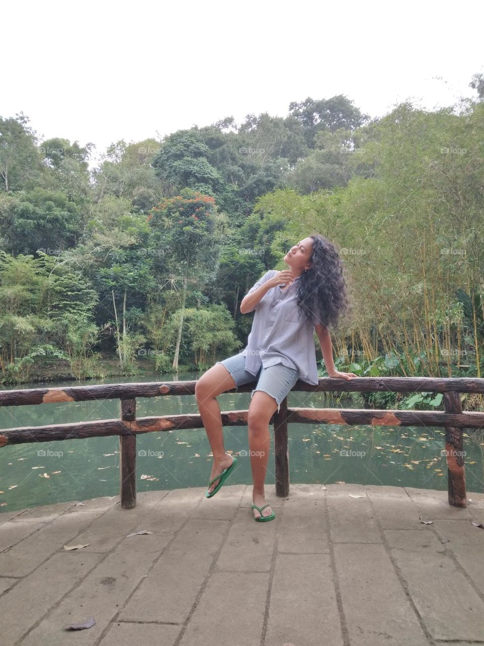 someone enjoy the nature