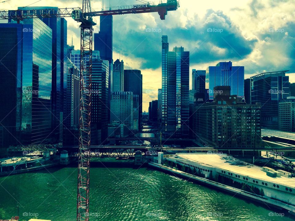Chicago River Construction 