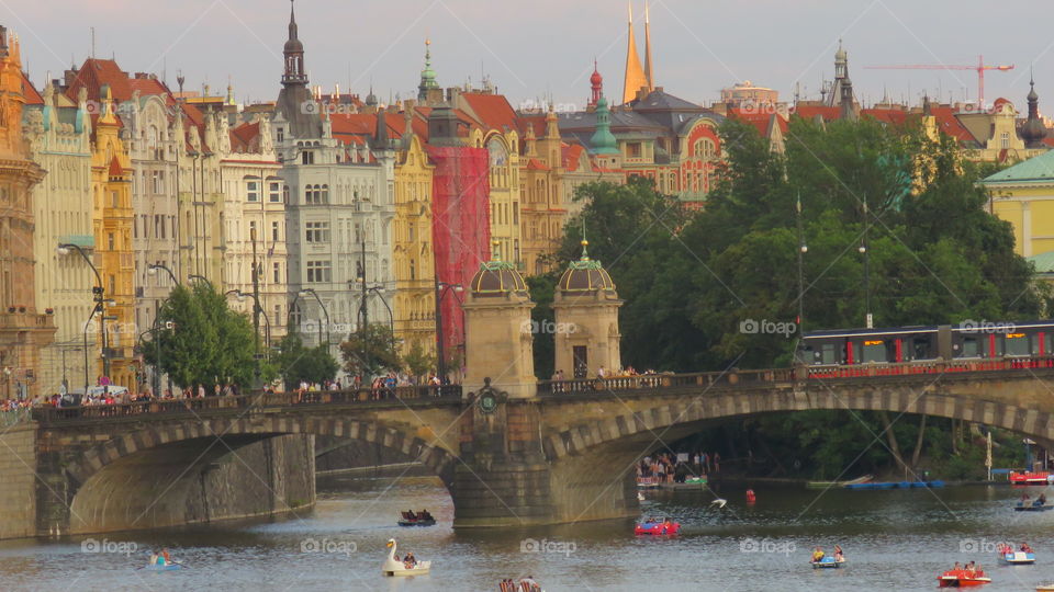 Bridge on the Vltava river