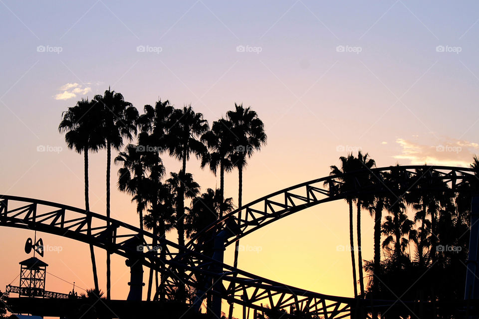 Sunset Rollercoaster 