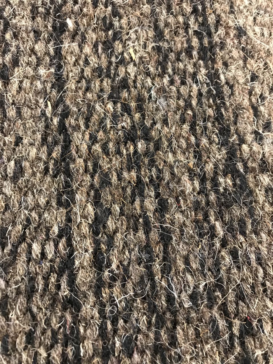 Woolly-cotton blend